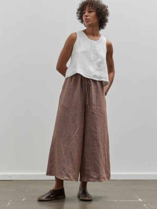 Zii Ropa Pants - Zii Ropa Raf Wide Leg Pant In Arbutus